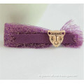 MYLOVE Purple ribbon barrettes Leopard hair pin MLFJ138